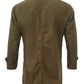 Elegant Green Technical Trench Jacket