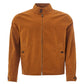 Elegant Tobacco Bomber Jacket in Eco Leather