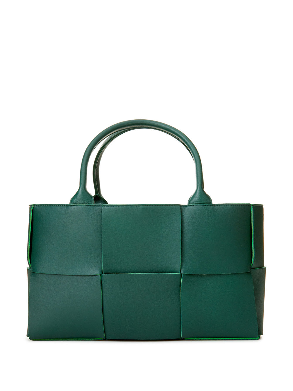 Elegant Green Leather Tote Arco Bag