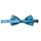 Elegant Light Blue Silk Bow Tie