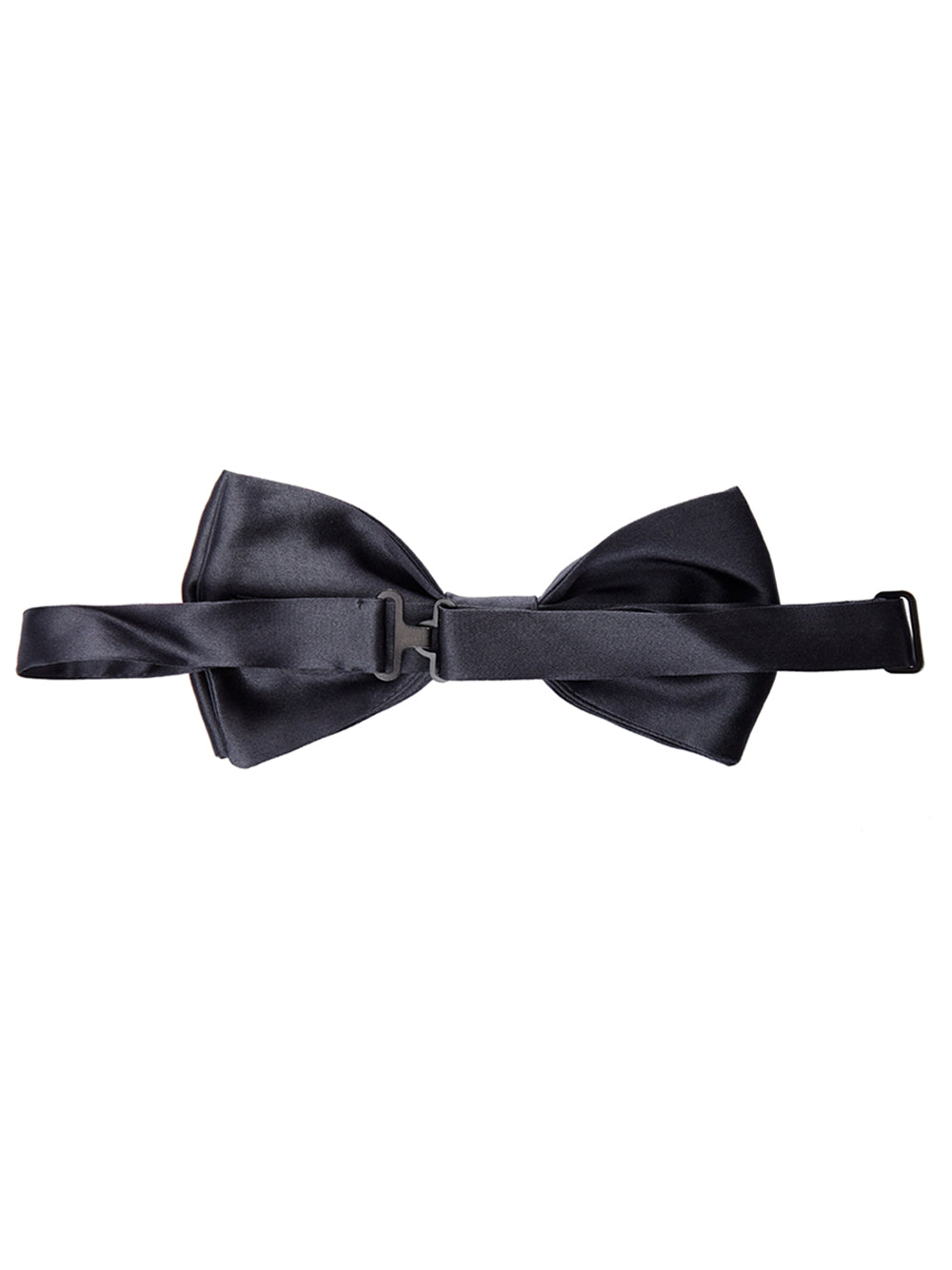 Elegant Silk Bow Tie in Dark Grey