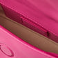 Fuchsia Leather Petite Puff Shoulder Bag