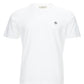 Elegant White Logo Cotton Tee