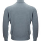 Elegant Grey Cashmere Turtleneck Jumper