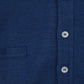 Elegant Blue Wool Cardigan with Pockets