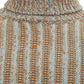 Elegant Bicolor Wool Turtleneck Sweater