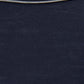 Elegant Blue Wool Tee with Piping Detail
