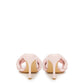 Elegant Pink Leather Sandal Mules
