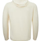 Elegant White Wool Hooded Cardigan