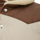 Elegant Beige Quilted Vest with Eco-Leather Details