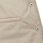 Elegant Beige Quilted Vest with Eco-Leather Details