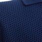 Elegant Wool Blu Zip Sweater