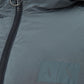 Elegant Reversible Quilted Jacket in Grey/Yellow