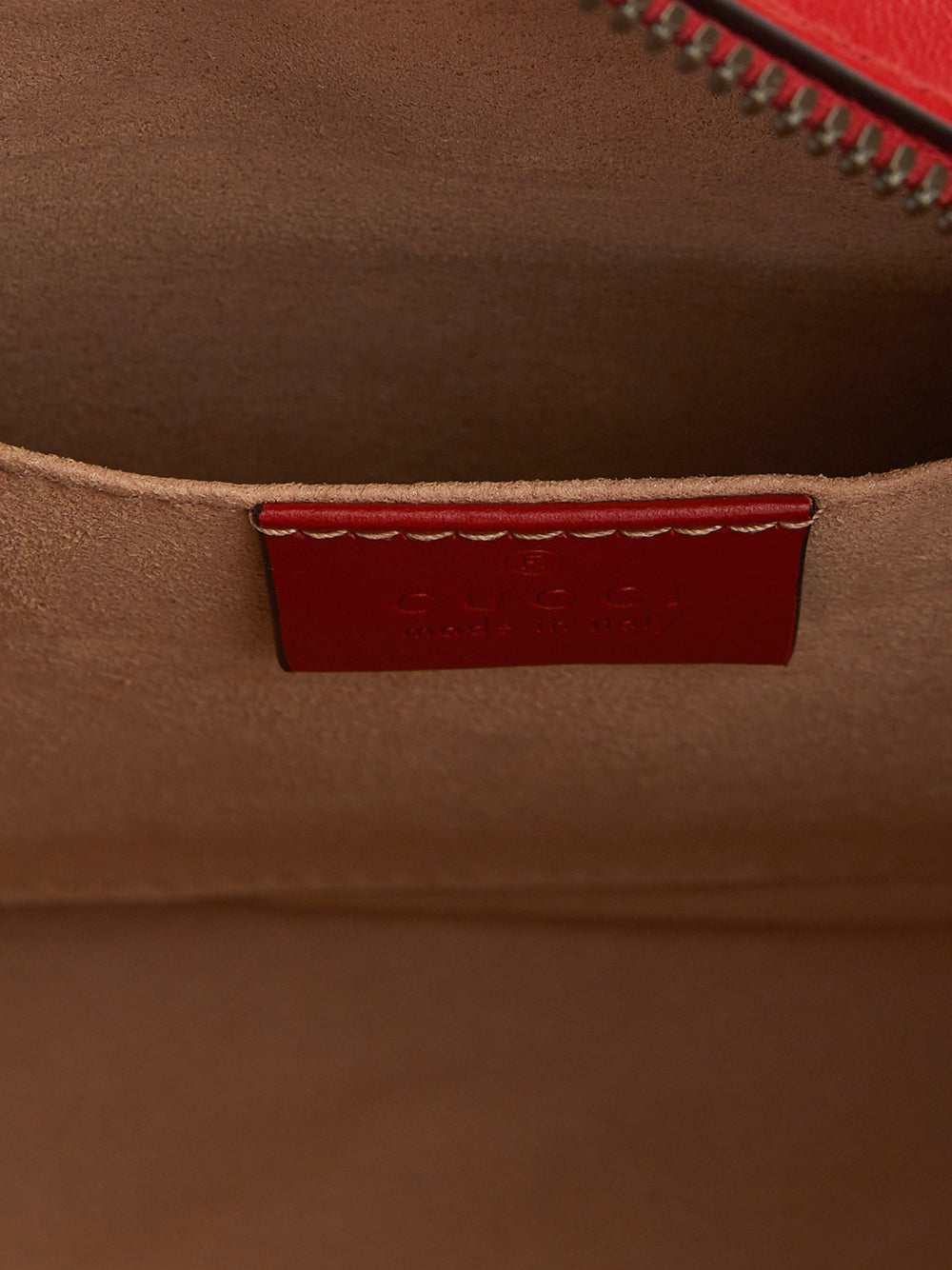 Elegant Red Leather Marmont Shoulder Bag