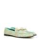 Elegant Canvas Leather GG Loafers