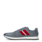 Elegant Grey Suede Sneakers for Refined Style