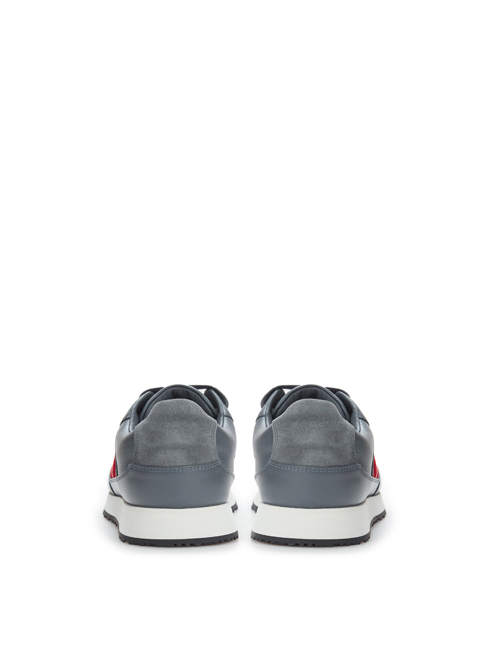 Elegant Grey Suede Sneakers for Refined Style