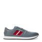 Elegant Grey Suede Sneakers for Refined Style