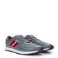Elegant Grey Suede Sneakers for Refined Style