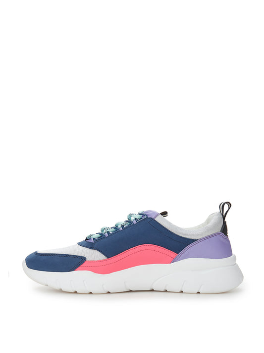 Elegant Multicolor Leather Sneakers