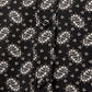 Chic Black Floral Cotton Shirt