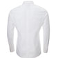 Elegant White Cotton Micro Honeycomb Shirt