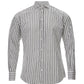 Elegant Monochrome Striped Button-up Shirt