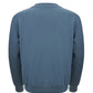 Elegant Petrol Blue Cotton Sweatshirt