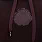 Elegant Purple Cotton Hooded Sweatshirt