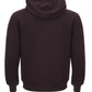 Elegant Purple Cotton Hooded Sweatshirt