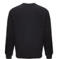 Elegant Black Crown Logo Sweatshirt