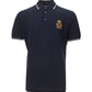 Elegant Dark Blue Cotton Polo Shirt