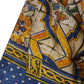 Chic Multicolor Maiolica Linen Tunic