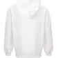 Regal White Cotton Hooded Sweater