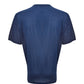 Elegant Blue Silk Men's T-Shirt
