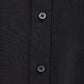 Sleek Black Cotton Stretch Slim Fit Shirt
