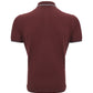 Elegant Bordeaux Crown Polo Shirt