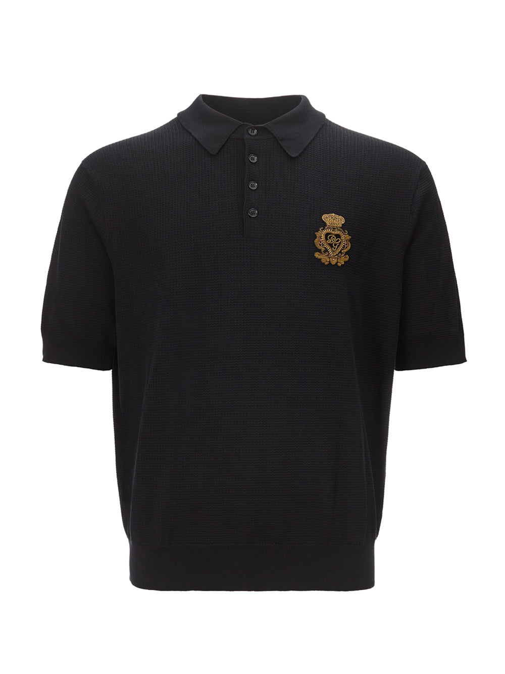 Elegant Silk-Cotton Blend Devotion Polo