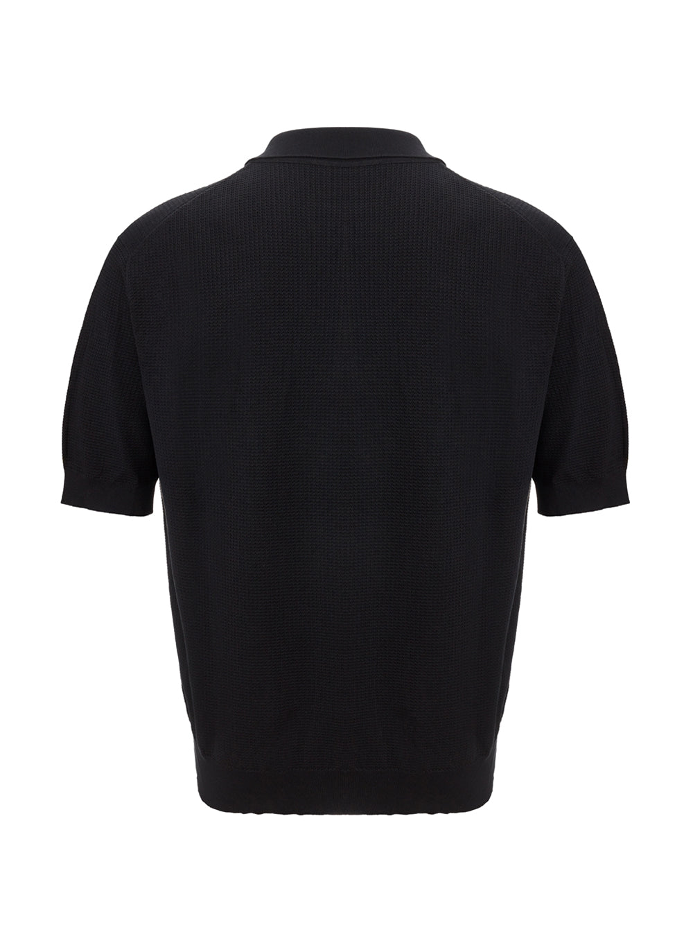 Elegant Silk-Cotton Blend Devotion Polo