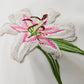 Elegant White Embroidered Zip Sweatshirt