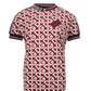 Elegant Red Cotton Logo Tee