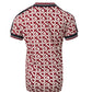 Elegant Red Cotton Logo Tee