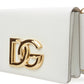 Elegant Milk White Leather Shoulder Bag