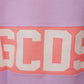 Chic Oversized Violet Sweatshirt with Logo Detail