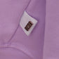 Chic Oversized Violet Sweatshirt with Logo Detail