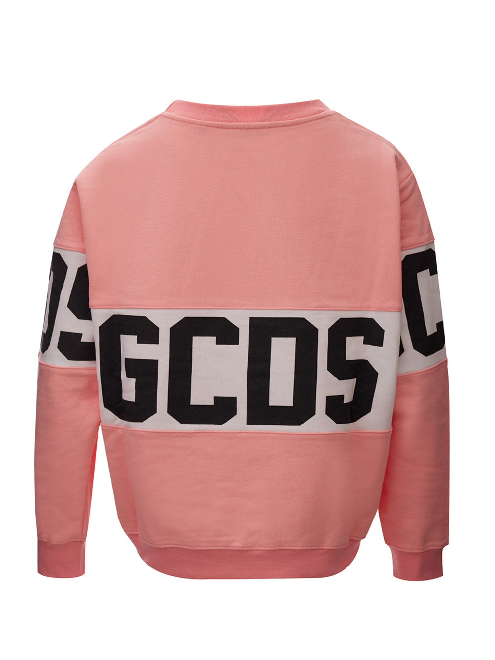 Chic Pink Oversized Logo Sweatshirt