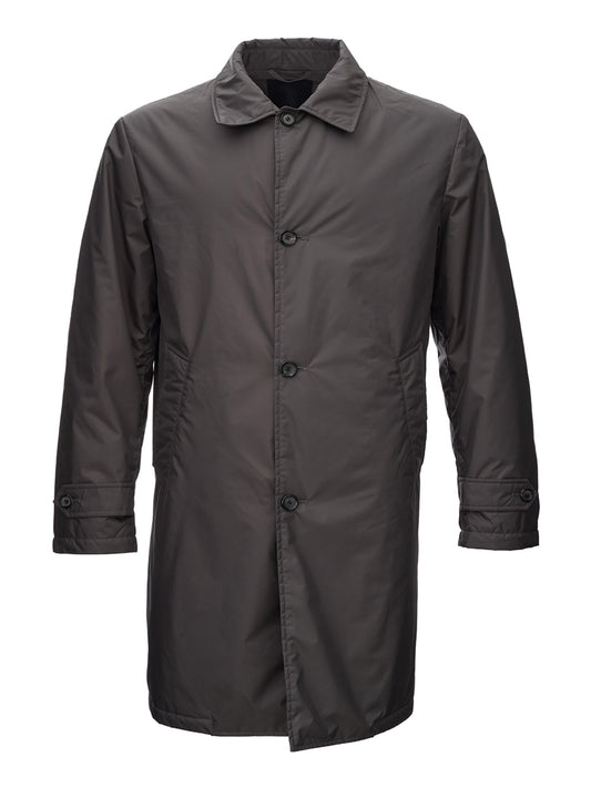 Elegant Waterproof Quilted Mid-Length Trench