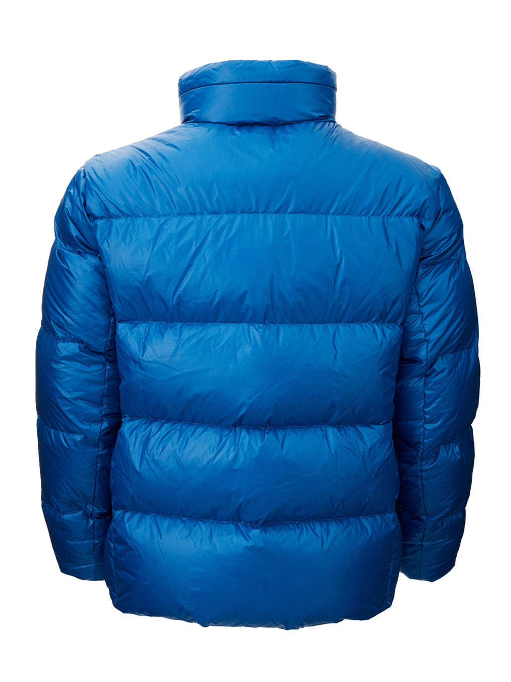 Regal Blue Quilted Puffy Jacket for Men