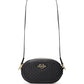 Elegant Oval Shoulder Bag in Classic Black