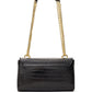 Elegant Croco Print Chain Shoulder Bag